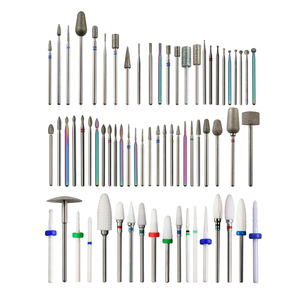 Manicure Pedicure Burr File Diamond Nails testa di lucidatura punte di aneto piccole in ceramica - Product Image 2