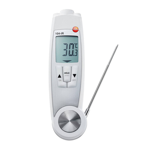 Customizable OEM/ODM Infrared Probe <b>Thermometer</b> Testo 104-IR IP65 Waterproof 0.1C Resolution Collapsible Food BBQ Meat Testo 104 - Product Image 1