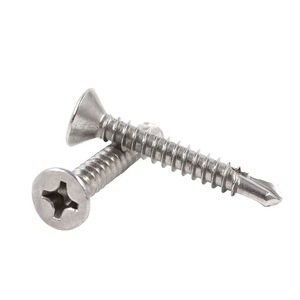 M4.2 thép không gỉ mạ kẽm tự khoan vít chéo phẳng đầu vít Metric countersunk lắp ráp vít - Product Image 5