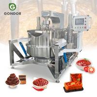 Marmite de cuisson sous vide industrielle pour confiture de fruits, caramel et biryani, avec agitateur planétaire et pales