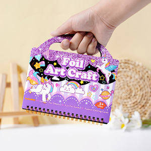 Kits de Arte con Láminas para Niños, Kits de Manualidades con Impresión en Lámina, Juguetes de Viaje para Niños y Niñas Kit de Pintura con Láminas - Product Image 4