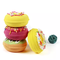 OEM vente en gros 4 pièces/boîte Donuts hydratants bombe de bain boule avec huile essentielle bain moussant végétalien cadeau pétillant pour les soins du corps