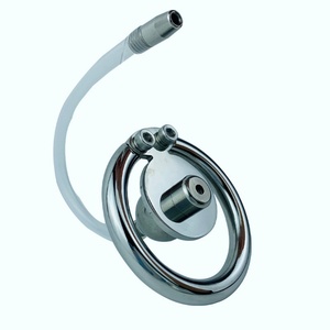 FRRK Jaula de Castidad Masculina Invertida Convertible con Plataforma Plana, Control Corporal, Tapón para Pene, Anillos para Pene, Orgasmo, BDSM, Eyaculación para Hombres - Product Image 2