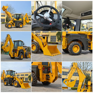 HIGHTOP HT30-25 4x4 미니 로더 백호 백 괭이 로더 레트로 굴삭기 휠 미니 굴삭기 백호 로더 제조업체 - Product Image 6