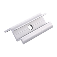Pince d'extrémité pince de panneau solaire fixe ou réglable pour support solaire de système de montage solaire Mini Rail solaire