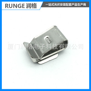 C Shape Stainless Steel <b>Cable</b> Clip For <b>Solar</b> <b>Panel</b> Wiring Fixation - Product Image 5