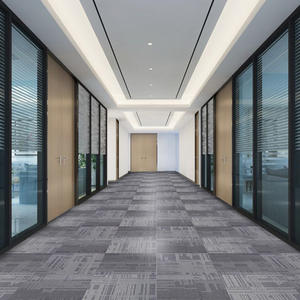 Azulejos de alfombra de oficina de nailon resistentes al fuego Azulejos de alfombra de suelo comercial de diseño moderno 50x50 - Product Image 1