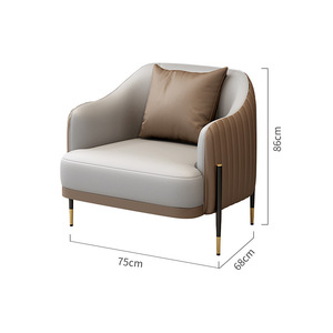 Conjunto de sofás de piel sintética para hotel, muebles duraderos para recepción, salón, vestíbulo de hotel, oficina y áreas de reuniones. - Product Image 5