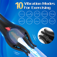 Masturbator für Männer mit Vibrierender Zunge zur Eichelstimulation, Oralsex-Simulation, Ausdauertraining, Männliches Sexspielzeug für Erwachsene