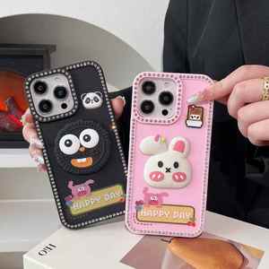 Nuova tendenza carino diamante 3D cartone animato Anime TPU custodia per <span class=keywords><strong>Apple</strong></span> per iPhone 7 8 Plus XR <span class=keywords><strong>11</strong></span> 16 17 Pro <span class=keywords><strong>Cover</strong></span> Max per ragazze - Product Image 3