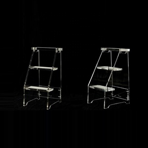 Tabouret moderne en acrylique à <span class=keywords><strong>3</strong></span> <span class=keywords><strong>marches</strong></span> pour l'ameublement de la maison - Product Image 6