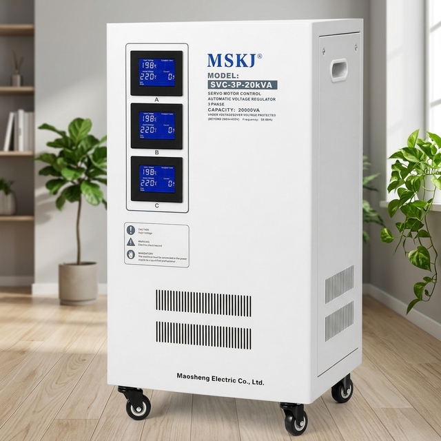 High Quality 100% Power Stabilizers 20KW 380V Servo Motor Control 3-Phase Voltage Regulator Stabilizer Copper Three Phase AC