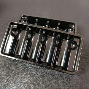 ถาดพลาสติก PVC สีดำ ขนาด 10 มล. x 4 หลอด สำหรับบรรจุยาเม็ดแบบแผง  ขายตรงจากโรงงาน - Product Image 1