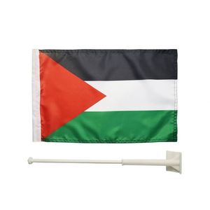 Wholesale Car Decoration Nationall World <b>Flag</b> Custom Country 12x18 Inches 30x45cm Palestine Car Window <b>Flag</b> for Car - Product Image 3