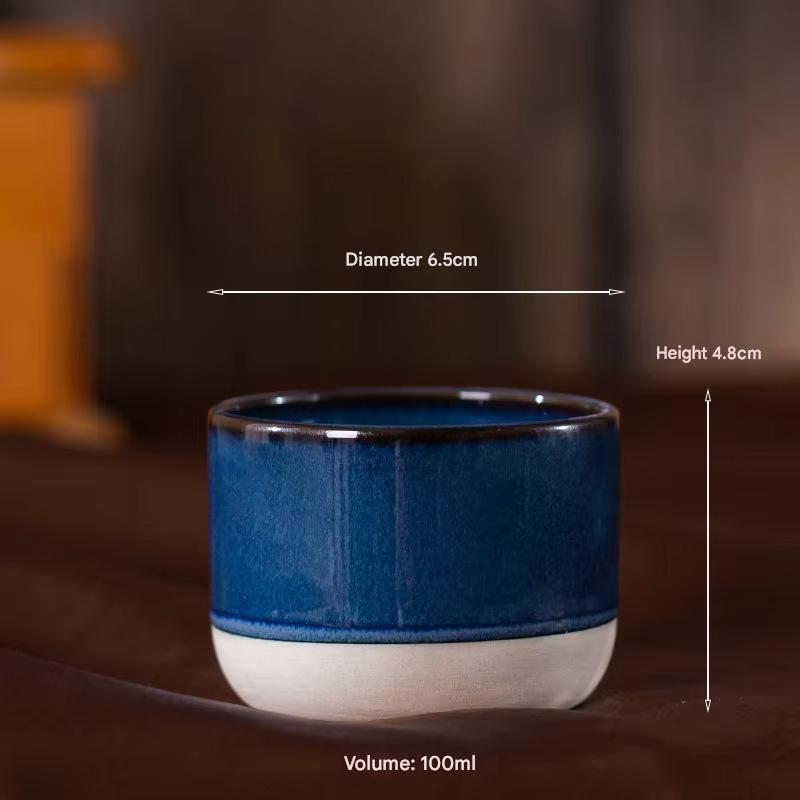 Tazza riscaldante da 100 ml blu profondo (misura piccola)