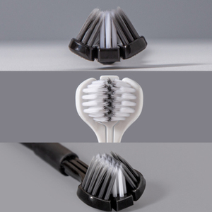 Sikat gigi 3 sisi dewasa, sikat gigi bulu lembut membersihkan dalam - Product Image 3