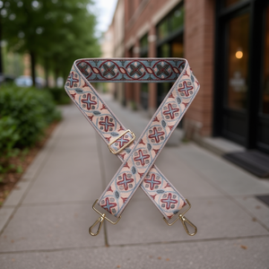 Correa de tela de 5 cm con patrón bordado para uso en bandoleras - Product Image 2