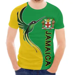 Custom 2022 Fashion Casual Men T-shirts Jamaica Doctor Bird Sport T Shirt For Men Print On Demand Summer Casual Men T Shirts