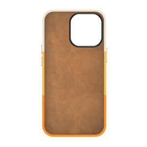 <span class=keywords><strong>Coque</strong></span> de téléphone en cuir PU à coutures tricolores, couverture arrière antichoc pour téléphone 14/14 Plus/14 Pro/14 Pro Max - Product Image 2
