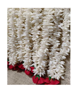 Elegante accesorio para el cabello con jazmín artificial, adorno floral tradicional para moños nupciales, uso festivo y peinados clásicos. - Product Image 2