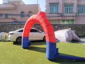 Arco Inflable de Spiderman para Cumpleaños, Modelo de Personaje de Dibujos Animados de Superhéroe Gigante, Entrada para Niños - Product Image 3