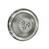 Accessoire à thé en acier inoxydable de qualité alimentaire, design personnalisé, inspiré des fleurs de cerisier, pour tamisage du matcha, perles pour poudre de matcha sans grumeaux
