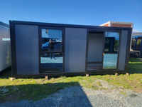 Maison conteneur pliable modulaire portable de type Z pour bureau, logement, camp de travail, entrepôt, domicile