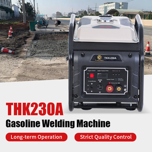 Portable <b>Gasoline</b> Welding Machine 3.2kva Rated voltage 230V Small Open Frame Petrol Welder Welding <b>Generator</b> - Product Image 2