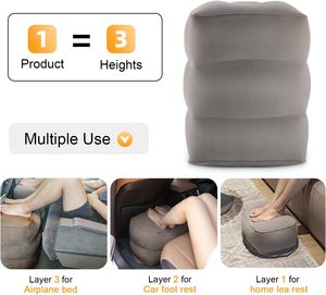Repose-pieds gonflable moderne pliable et réglable en hauteur, idéal pour les voyages – Prix direct usine OEM - Product Image 2