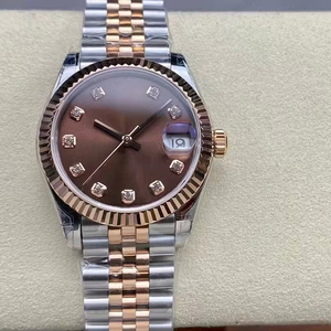 ขายตรงจากโรงงาน นาฬิกาอัตโนมัติหรูหราประดับเพชร ดีไซน์ระดับท็อป ขนาด 40 มม. พร้อมหน้าปัดคริสตัลแซฟไฟร์ - Product Image 1