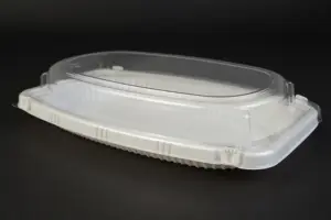 Best Seller Patented Design Custom Food Grade Takeaway Plastic Bowl With Pp Lid For Fish