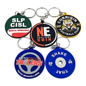 Vente en gros de porte-clés en PVC porte-clés bon marché avec logo personnalisé porte-clés en caoutchouc PVC pour voiture accessoires porte-clés pour voiture - Product Image 4