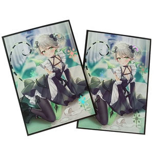 Fundas Personalizadas para Cartas MTG <span class=keywords><strong>Yugioh</strong></span> con Arte Holográfico Impreso, Fundas para Cartas Coleccionables con Estampado de <span class=keywords><strong>Chicas</strong></span> Anime - Product Image 4