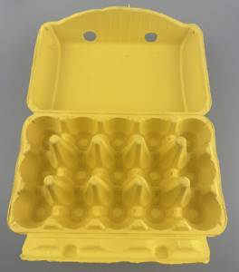 Nhà sản xuất của 2023 mới dùng một lần compostable giấy Khay trứng cho 12 lỗ mẫu miễn phí có sẵn - Product Image 1