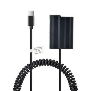 Batería Ficticia EN-EL15 EL15 EL15C con Tipo-C para Cámaras <span class=keywords><strong>Nikon</strong></span> D500 D600 D610 D750 D7000 D7100 <span class=keywords><strong>D7200</strong></span> D800 D800E D810 - Product Image 1