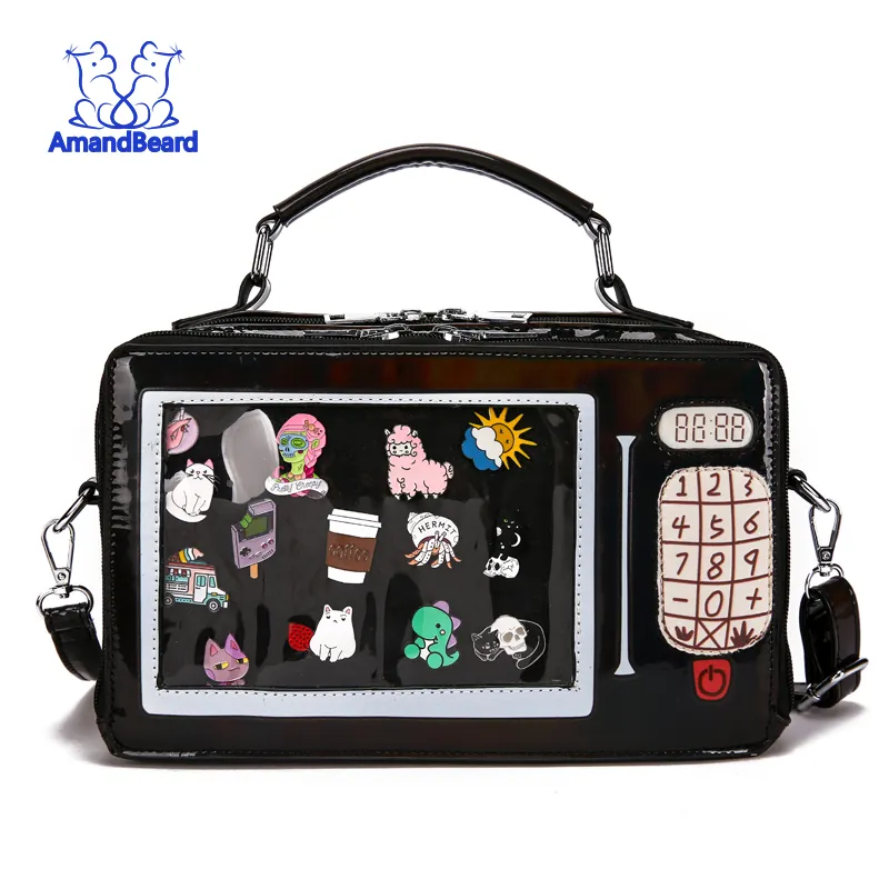 China ITA Tasche Hersteller Custom Private Itabag Mit Pins Display Designer Frauen Ita Rucksack