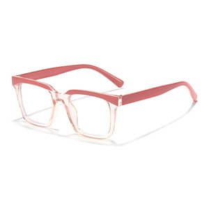 Nouvelles Lunettes de Lecture Carrées Anti-Lumière Bleue 0 Dioptrie pour Femmes, Montures de Luxe Designer Rose Léopard 2026 - Product Image 4