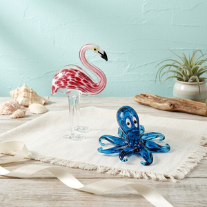 Figuras de Flamenco y Pulpo de Cristal Hechas a Mano, Decoración Art Deco, Adorno de Mesa para Decoración del Hogar, Bodas y Bautizos - Product Image 4