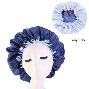Women's hair beauty extra large <strong>satin</strong> silk <strong>bonnet</strong> 2019 custom private label JS-HOWHI - Product Image 5