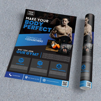 Services d'impression de dépliants publicitaires promotionnels personnalisés au format A4 pour les entreprises