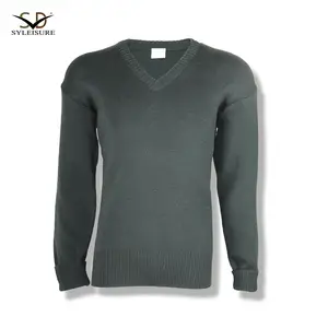 Мужской Тактический пуловер, удобная одежда, оливково-зеленый Камуфляжный свитер с V-образным вырезом для пеших прогулок
