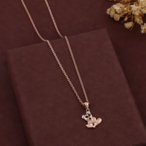 Pendentif en moissanite taille brillant de haute qualité avec chaîne en argent sterling 925, brillance durable, pour un usage décontracté et luxueux - Product Image 2