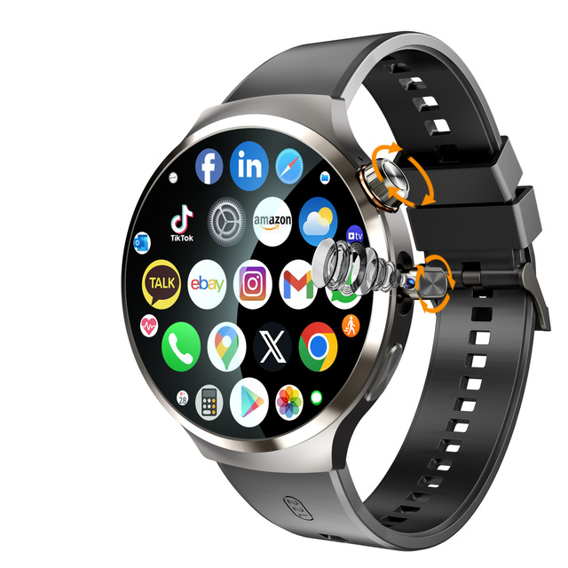 2026 New Standalone 4G Smart Watch S13 with Rotatable Camera, Android OS, GPS Tracking & Health Monitoring