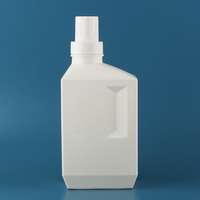 Contenants de détergent liquide de 1 litre en plastique vide de luxe personnalisés Bouteille de savon en poudre