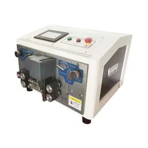 Automatic computer pneumatic electric multi-core jacket sheath cable wire stripping and cutting machine
