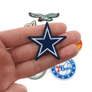 Patch brodé personnalisé Dallas Cowboys Football Américain – Écologique, petite taille, thermocollant pour casquettes - Product Image 6