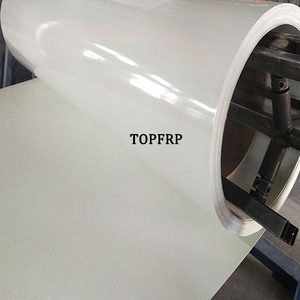 Hoja y Rollo de fibra de vidrio Gelcoated FRP GRP para panel de pared RV Camper Truck Body Dry Van Trailer - Product Image 1