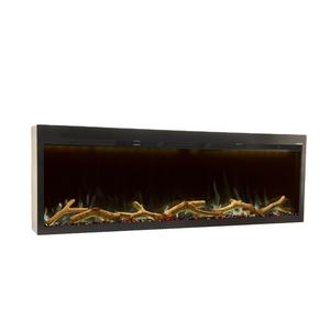 Insert mural portable Creat-X 70 pouces avec flamme à couleur changeante certifiée CE et <span class=keywords><strong>cheminée</strong></span> électrique DIY Pebbels - Product Image 1