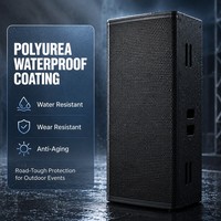 Altavoz Profesional de 15 Pulgadas, 3 Vías, Rango Completo, Metálico, 2000W, Resistente al Agua, con Pintura de Poliurea, para Exteriores, Line Array, Audio, Escenario, Conciertos en Vivo