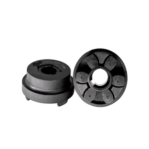 Accouplement de pompe à mâchoires en forme de prune, en acier HRC, avec manchon conique en fonte rigide, alésage 20 mm, 1000 tr/min - Product Image 2